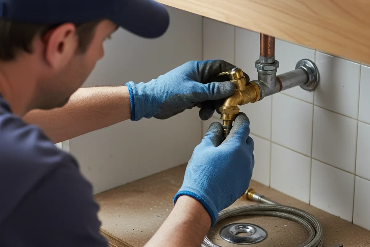 Shutoff valve and fitting work during Emergency Plumbing in Horn Lake